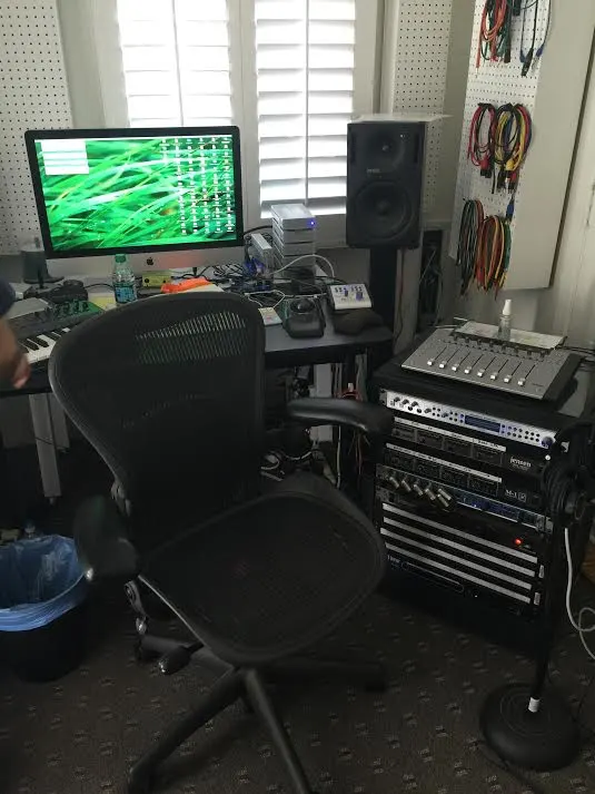 Steve Schaeffer's home studio