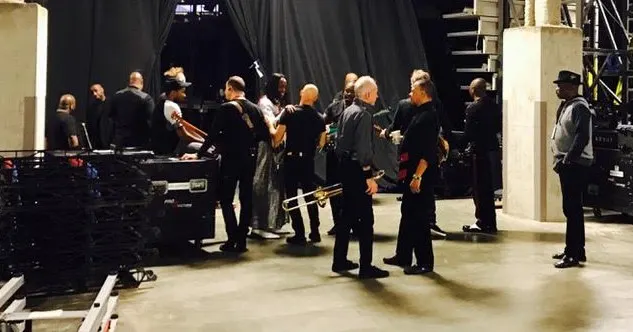 Chicago about to hit the stage. Photo credit Walfredo Reyes, Jr.