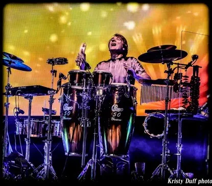 The percussive dynamo known as Wally Reyes, Jr.